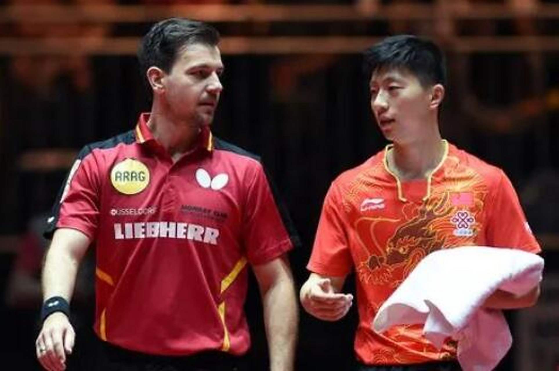 中国乒乓球队力克德国乒乓球队，波尔关键制胜